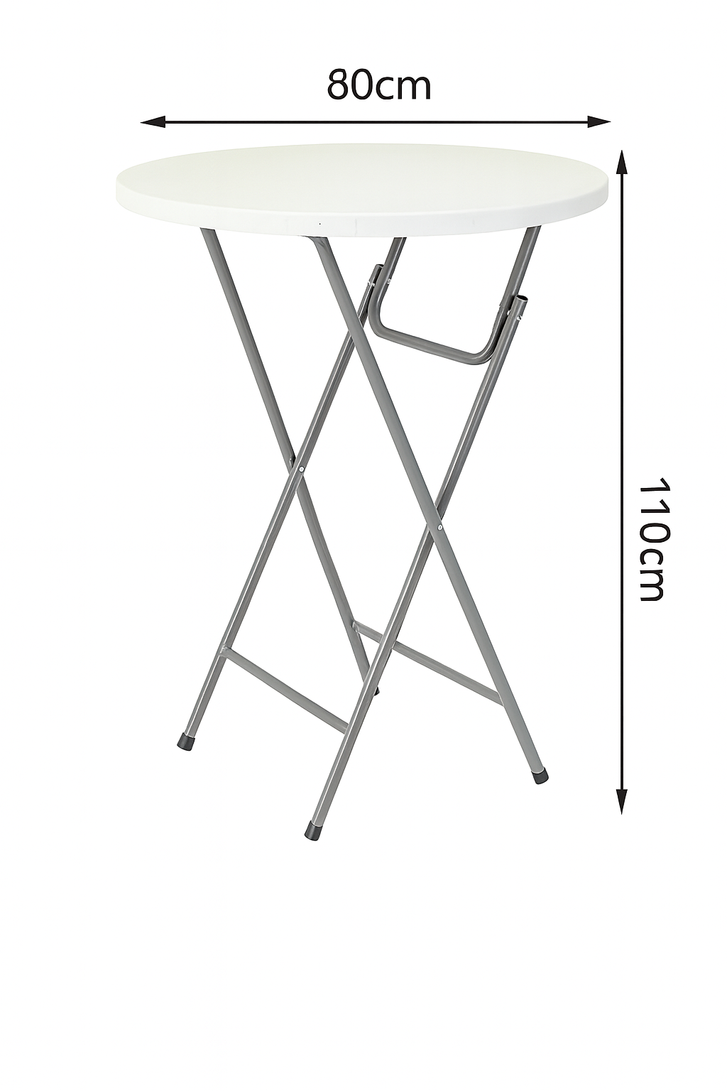 Mesa alta plegable de jardin