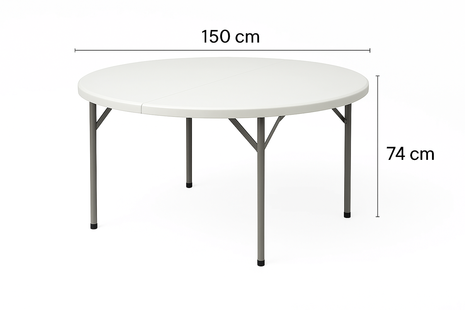 Mesa Plegable Redonda